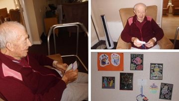 Ashton-Under-Lyne care home Resident receives surprise post from great granddaughter